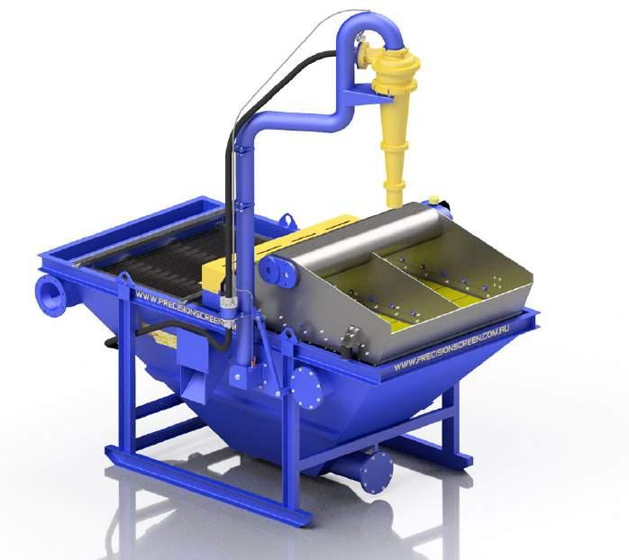 FINES RECOVERY POD (FRP) Fines recovery Pod is used at the end of the sand washing process to help dry (dewater) the sand from a