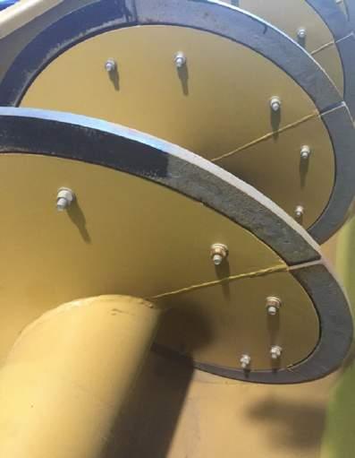 SAND SCREW Precisionscreen Sand screw offers a simple solution for sand classification.