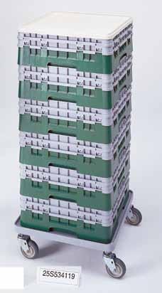 5 x 9 Peg Rack Designed to wash standard and oversized deep plates. Holds up to ten 25,4 cm deep plates or eighteen 25,4 standard plates.