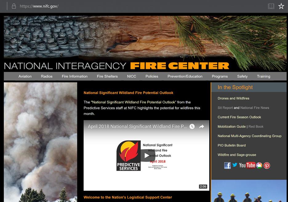 Like InciWeb the Daily Sit Report is a go-to information resource for a daily roundup of National fire activity.
