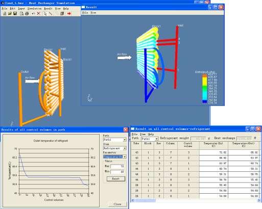 System design software for small tube HX Heat exchanger and system design software is available for small diameter copper tube HX in Refrigeration systems CFD modeling package with interactive