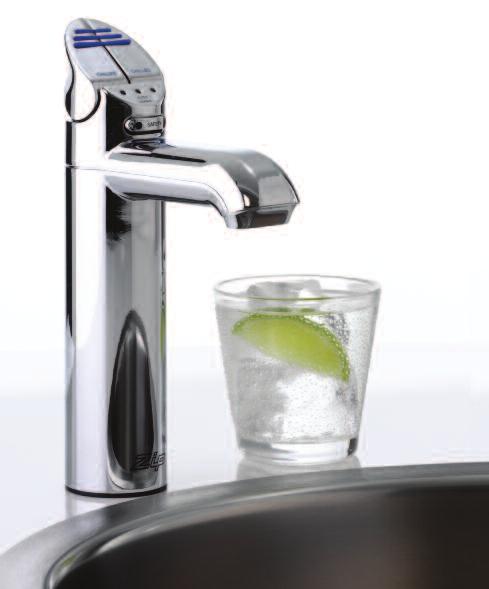Zip HydroTap Filtered chilled water system Features and benefits Provides chilled filtered water instantly. No need for expensive and environmentally damaging bottled water.
