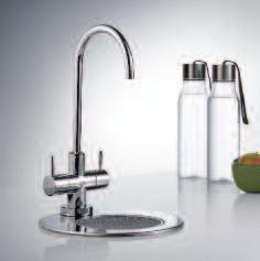 Zip ChillTap Sparkling CS125+ Chilled or sparkling filtered water instantly. Shown on optional font ZT004.
