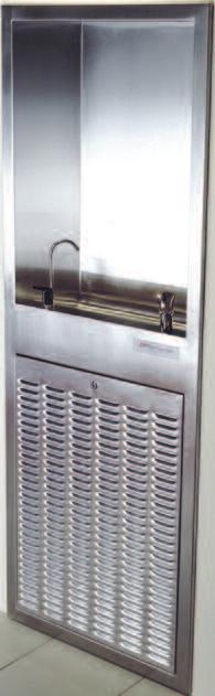 Zip Wall Fountain Recessed chiller Filtered drinking water Features and benefits Recessed chiller ideal for providing chilled filtered water where space is at a premium.