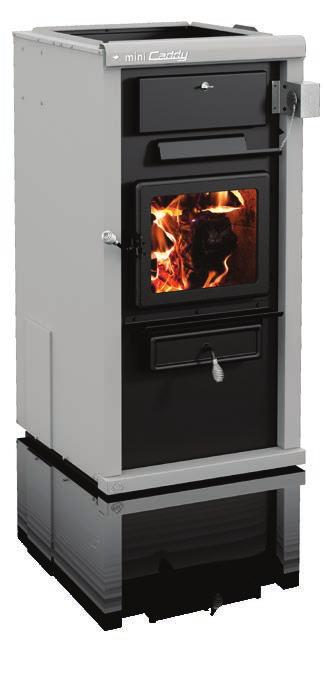 Mini-Caddy PF01302 wood Heating area ( * ) (1) (11) Size Log length Average particulate emissions rate 500-1,500 Ft 2 30" W X 31 1/8" D X 46 1/2" H 18 0.841 lb/mmbtu (0.