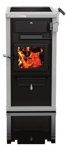 Enhancing the user experience The Mini-Caddy offers all the charm and advantages of a conventional wood stove plus newly enhanced electronics and design features for even greater ease of use.