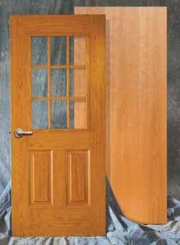 surface Embossed Hollow Metal Doors Ideal for commercial applications due to strength and fire listings Available in custom and standard colors, and wood grain finish