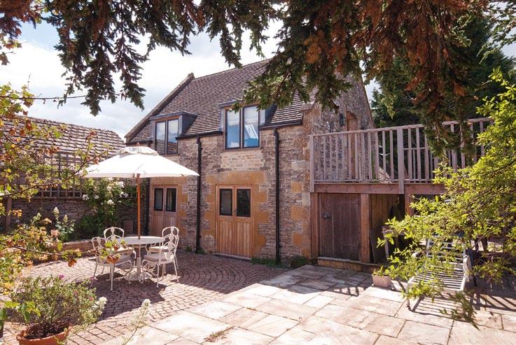 In addition to the main house there a delightful annexe, Honey Cottage, which has been cleverly converted from a barn, to take advantage of the views with the