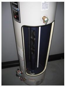 Certification marks from approved agencies on water heaters are required to indicate compliance with approved standards.