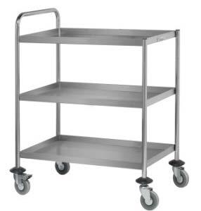 We can also supply a blue evolution range fascia panel POA 16 MOBILE TROLLEYS Designed to accept 18 x 65mm deep Gastronorm containers or bakery trays 1.