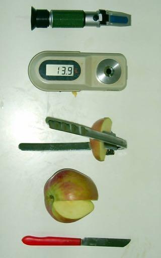 Soluble Solids Concentration (SSC) Used as Harvest index in plums, cherries, apples, kiwifruit and is supplemental in others The main volume of soluble solids consist of sugars