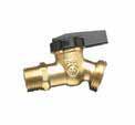 GATE, CHECK, LOW PRESSURE VALVES & Y-STRAINERS 1/4-TURN PLUMBING VALVES 1/4 Turn Ball-Type Plumbing Valves Size Configuration Model No.