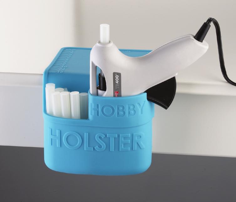 A HOLSTER FOR ALL YOUR HOT IDEAS The Hobby Holster is a heat resistant, silicone holder for hot crafting tools.