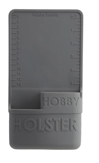 HOBBY HOLSTER SPECS A heat resistant silicone holder for hot crafting tools HOBBY Overall Length: 10.5 in Overall Width: 5.5 in Larger pocket length: 4.