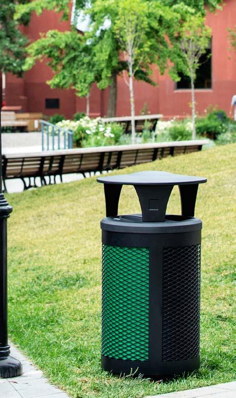 Add a burst of color to your community s recycling & waste program with the Vancouver This stunning diversion bin is available in one, two or three