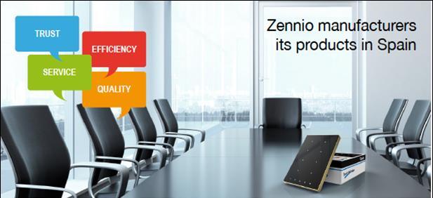 Zennio has a product and solution development formed by more than 70 engineers with respect to a total staff of 105 people located at its premises in Toledo, Spain, witnessing a