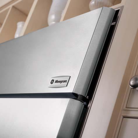 Built-In Stainless Steel-Wrapped Refrigerators Solid, substantial, sophisticated all