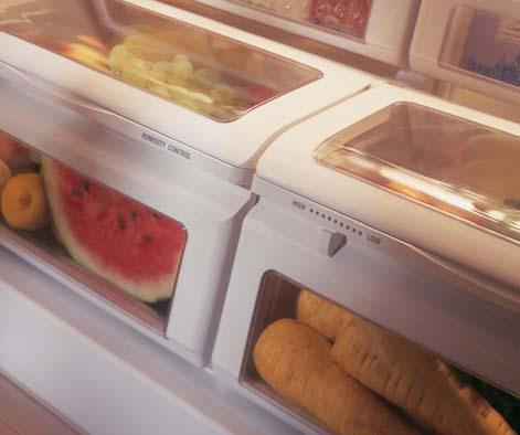 The large freezer drawer puts contents within convenient
