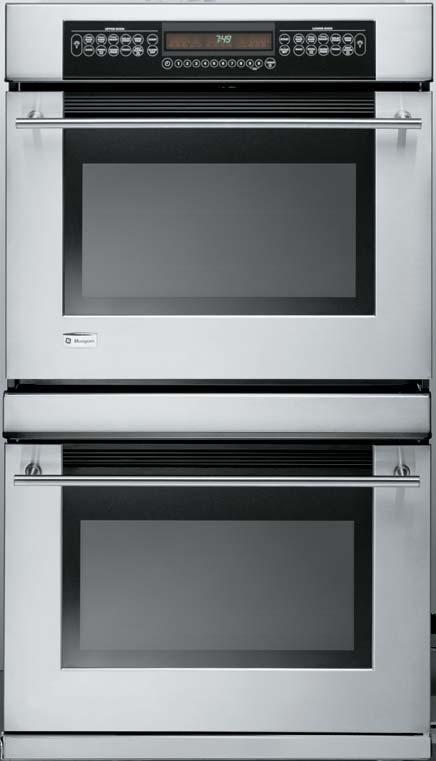 Styled with hand-finished doors and glass touch controls, these ovens lend sleek sophistication to