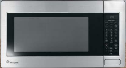 Monogram microwave ovens deliver exceptional convenience with a choice of power levels and cooking capabilities.