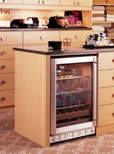 For instance, a pair of Monogram Refrigeration Modules brings refreshing convenience and style to any setting, whether it s a bar area or dressing room.