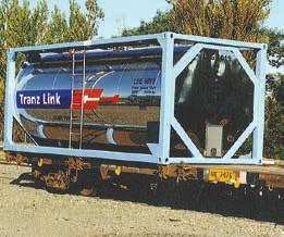 Road/Rail Tankers cont d Special Features: The Mercer Stainless range of Bulk Rail Tankers has been developed to meet the rugged requirements of rail transport.