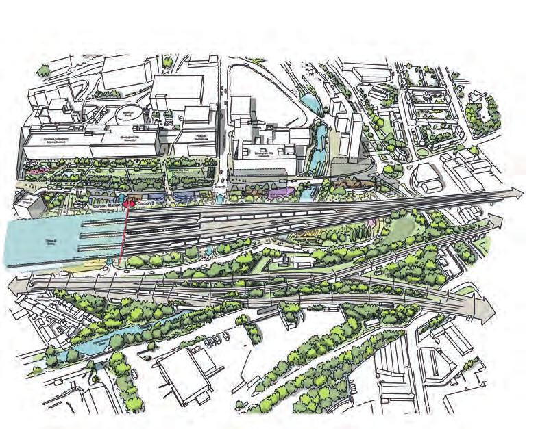 20 Curzon Street Station Curzon viaduct design vision The Curzon Approach Viaducts, whichrun into Curzon Street Station, are crucial elements of what will be HS2 s built legacy in central Birmingham.