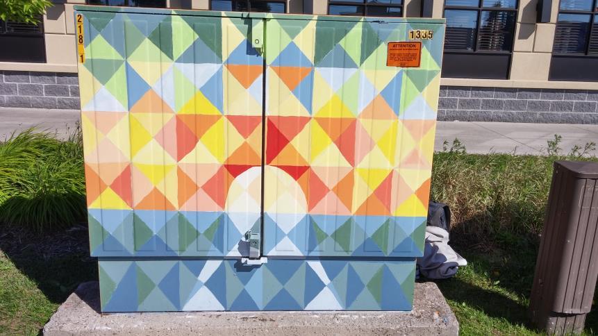 Bell Box Beautification # M003 Continue decorating the Bell utility boxes in the