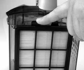 NOTE: It is recommended that filters are cleaned after every use and replaced regularly to ensure maximum efficiency from your vacuum.