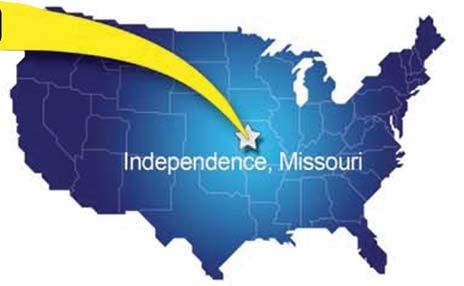 Located in Independence, Missouri, the heart of America and the crossroads of North America.