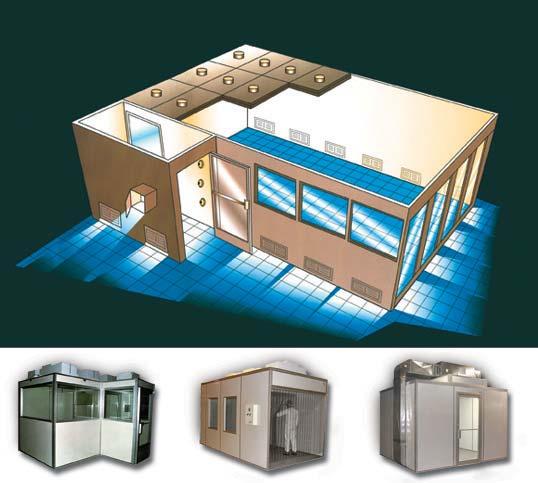 Modular Clean Rooms Where critical levels of cleanliness must be maintained, a HEMCO pre-engineered, modular, clean room system offers a cost effective alternative to conventional construction while