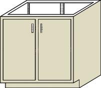 UniLine Base Cabinets Lab cabinets are offered in standard modular sizes that allow you to create a