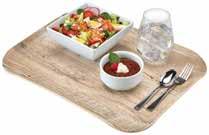 Century Wood Grain Trays The Century Wood Grain tray combines the authentic look of