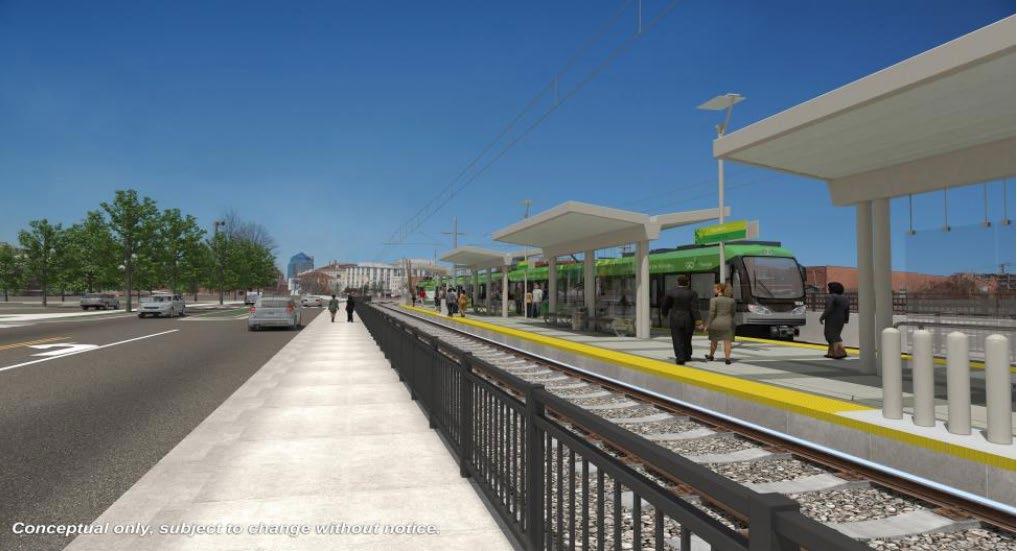 5.10.2 Impacts Assessment Figure 5-24: Proposed Dillard Street Station Sample Design The include changes to parking, roadway design around Dillard Street and Alston Avenue stations, and shifts in