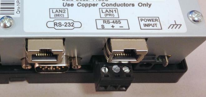 Using BACnet Communications Wiring The connection for BACnet IP is a standard CAT5 Ethernet port which is located on the bottom of the controller.