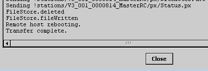 The ping test is run from Command Prompt window.