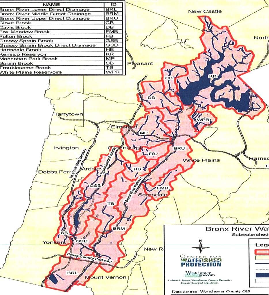 The Bronx River Watershed Fox Meadow Brook Bronx River Watershed