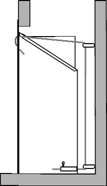6. Thread the cables through the eyebolts. Return the cables through the holes near the bottom of the convection box back panel (See figure 20). 7.