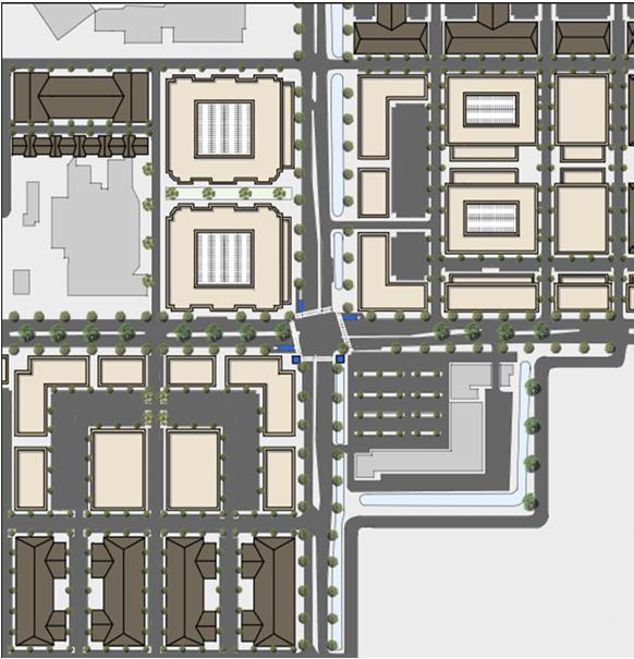 University Drive Infill development with shared /structured parking Longer term mixed use development Redevelop as