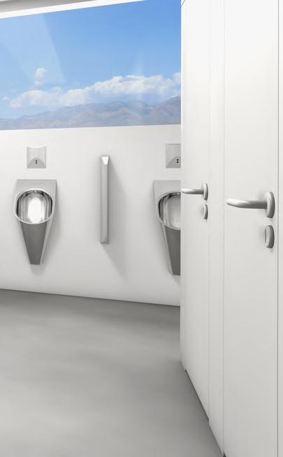 Washroom accessories ADDITIONAL PRODUCTS... TAPS Fittings for washbasins and washtroughs are becoming ever more sophisticated when it comes to water saving, ease of installation and operation.