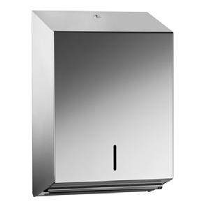 Bright Polished (78820PS) Brushed (78820SS) Coated (78820CB) White Painted (78820WH) Paper Towel Dispenser (Large C/Multifold) Ref. 78805SS W. 260mm x H.378mm x D. 124mm 3.