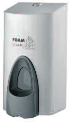 2 VERTICAL SOAP DISPENSER WITH BRIGHT SPOUT Lockable with 1.2L capacity. LV11CS Satin, LV11C Bright.
