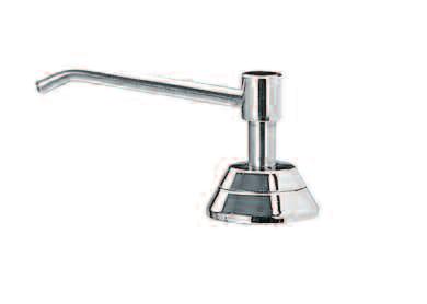 Space required under counter top 265 mm. Maximum counter top thickness 40 mm. 122 mm spout L115 Satin. 172 mm spout L116 Satin.