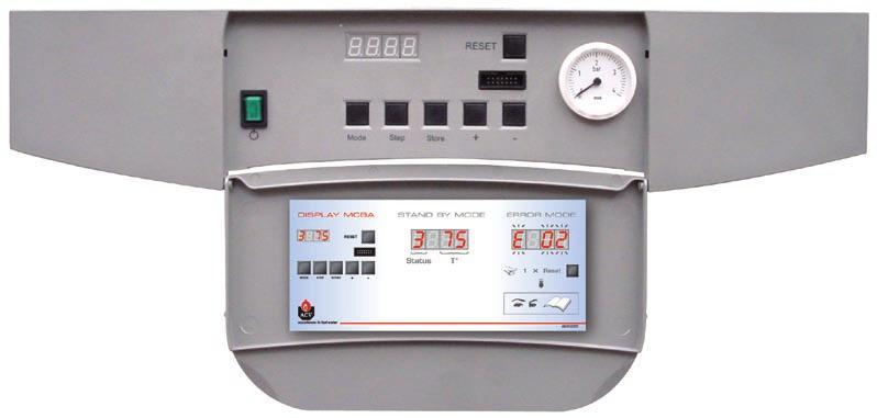Control panel Start/Stop switch Heating system The central heating circuit must be pressurized (see in the chapter Installation how to define the system pressure).