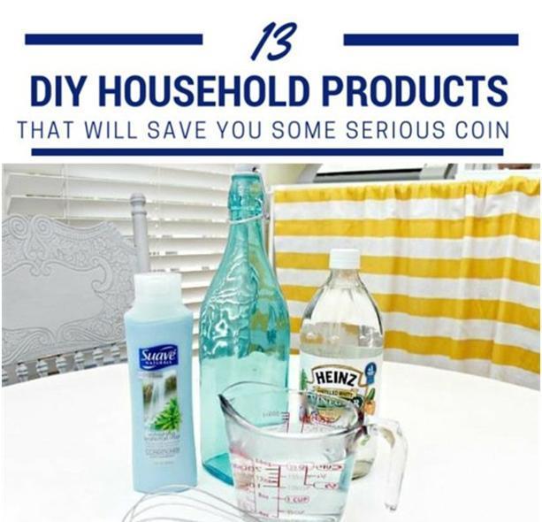 Index: 1. Dishwasher Tabs 2. All-purpose cleaner 3. Glass cleaner 4. Fabric softener 5. Laundry detergent 6. Carpet stain remover 7. Deep clean scrub 8.