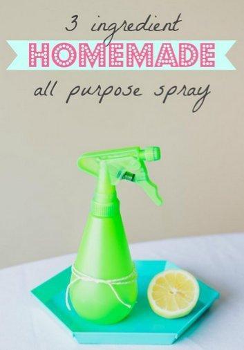 2. All-purpose Cleaner This cleaner is the solution to so many messes -- in the kitchen, bathroom and the dinner table where your little one (perpetually) spills some milk.