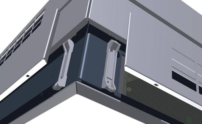 .0. Jointing against the ceiling Airmaster recommends jointing the gap between the unit s top plate and the ceiling if the unit is mounted in a fully visible manner.