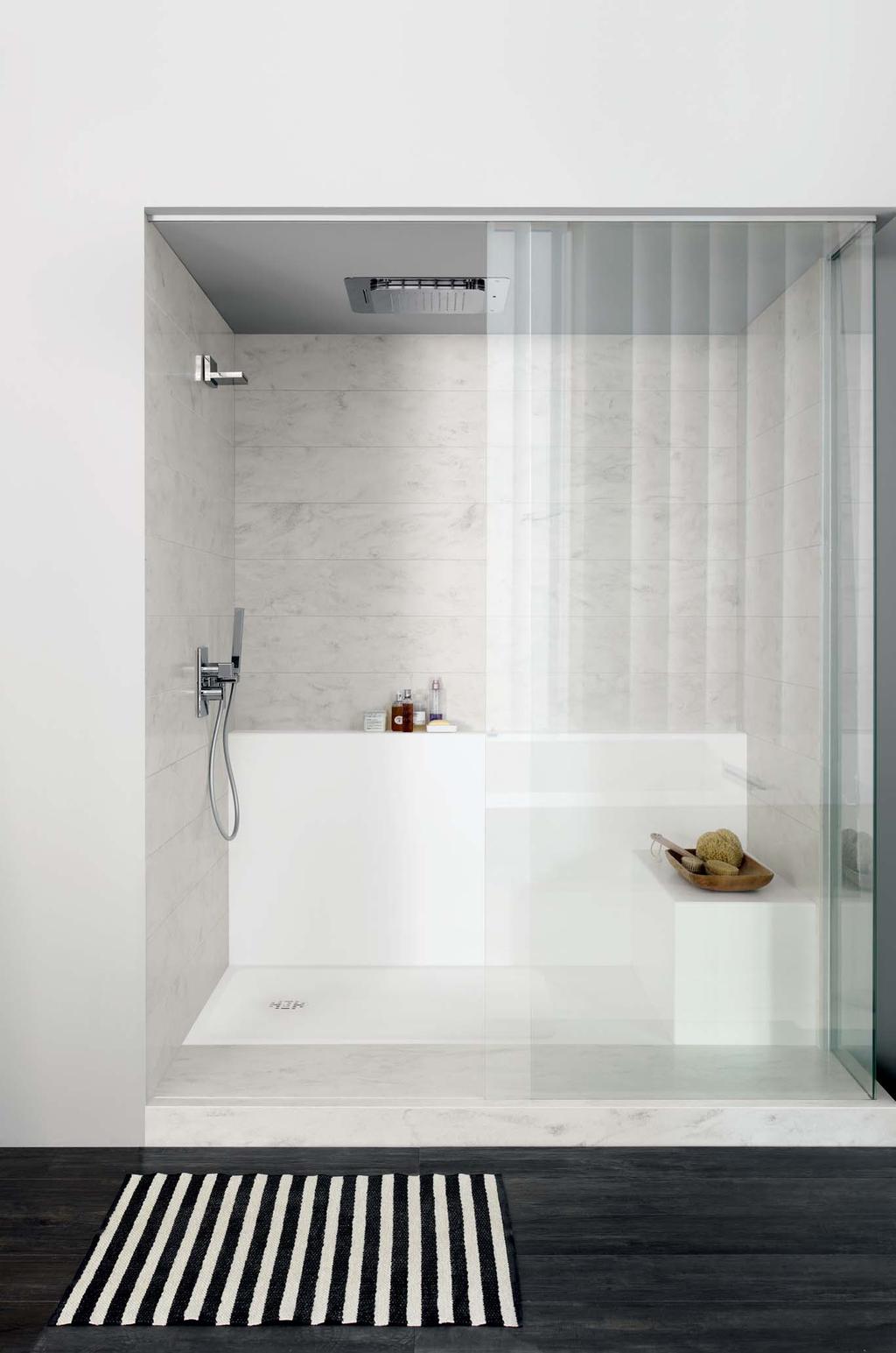 Smart CUSTOMISABLE SHOWER TRAYS Smart (900mm wide) 8222-8225 250 B A C 450 Ø90 800 900 50 A 30 250 Available dimensions in