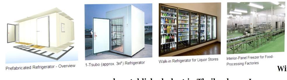 FREEZER REFRIGERATOR CLEANING ROOM AND STORAGE: One of the best our partners is specialize in design and consultant for Food Safety Technology from Japan with below