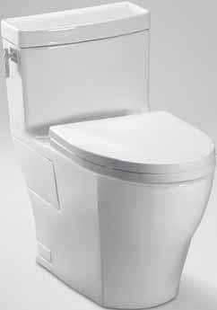 Aimes High-Efficiency Toilet The Aimes toilet complements the transitional style of the suite and perfectly completes the design-oriented home.